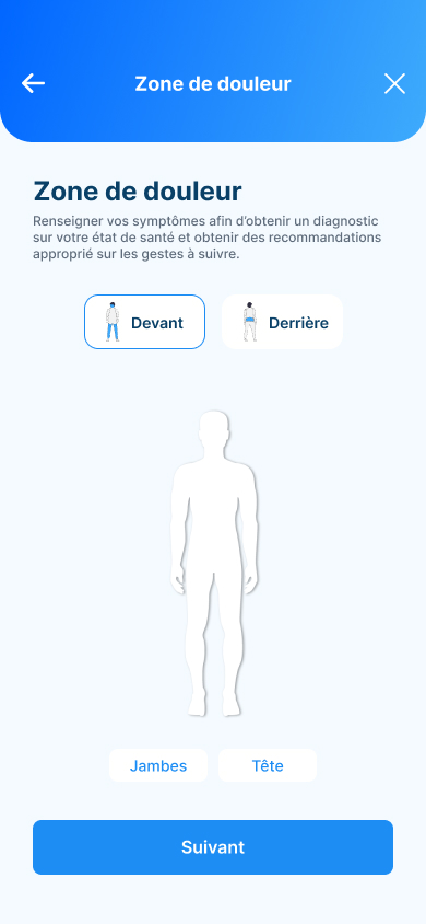 Niveau de douleur PatientPlus